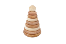 Load image into Gallery viewer, Wooden Natural Stacker