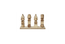Load image into Gallery viewer, Wooden Natural Stacking Toy XL